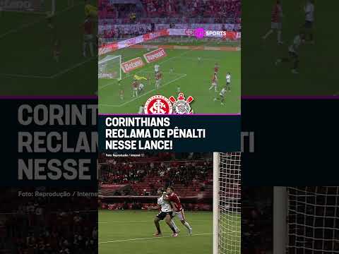 FOI PÊNALTI? O CORINTHIANS RECLAMOU DESSE LANCE! #shorts