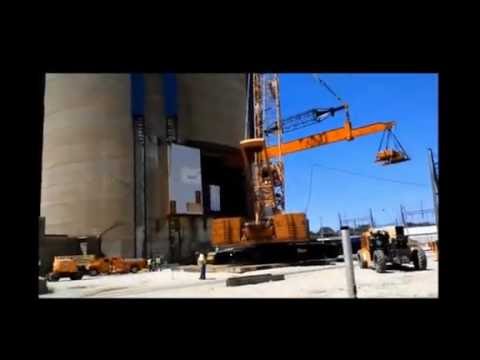 Zion Station Decommissioning Project - Moving the filled shielded boxes out of Containment.