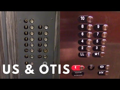 Brand New Otis Gen2 MRL Elevator & 2 Older US Traction Elevators - Best Western, Hapeville, GA