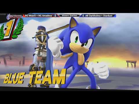 MHM:0818 [Wii U] - NG MoarD + NG Amadeus (Red) vs AB Darkholme + Stardust (Blue) - Winners Quarters