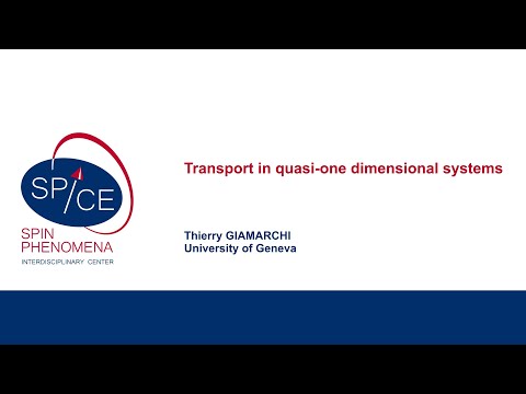 Talks - New Spin on Molecular Quantum Materials - Thierry GIAMARCHI, University of Geneva