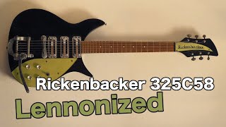 Video thumbnail for Rickenbacker 325C58 Lennonized by Tuck Hersey
