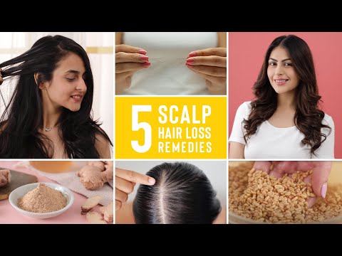 5 At Home Solutions For Scalp Hair Loss And Hair...