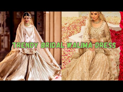 Top trendy bridal walima dress design 2023|latest sharara dress design ||wedding dress design
