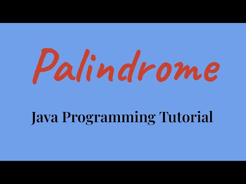 Palindrome Java Programming Tutorial Java Frequently Asked Interview Questions R4tech
