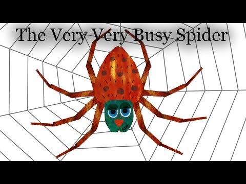 The Very Busy Spider - Animated children's Book