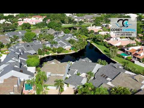 Bridge Way Villas at Pelican Bay in Naples, Florida fly over video