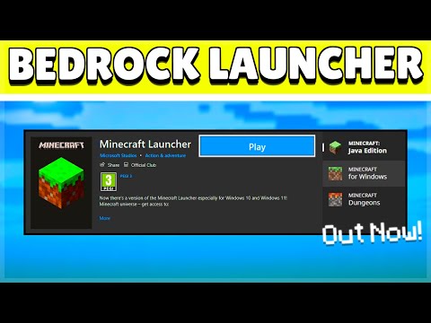 Minecraft Bedrock Edition Official Launcher Has RELEASED!