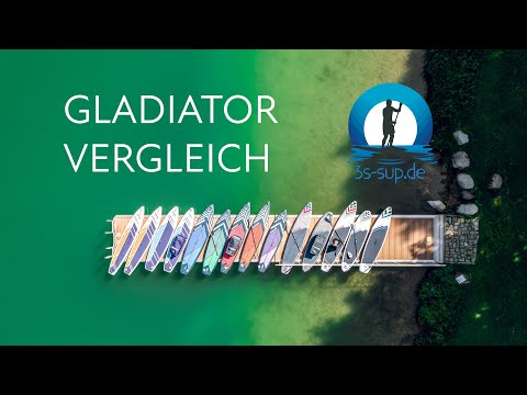 Gladiator SUP Boards einzelnen Serien im Vergleich - Origin - Pro - Elite