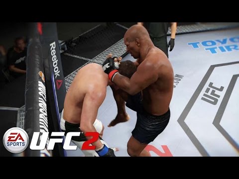 EA Sports UFC 2 - Mike Tyson vs Matt Mitrione Gameplay PS4 / Xbox One