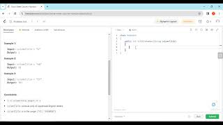 YouTube video '171. Excel Sheet Column Number | Leetcode | Math based | Fundamentals'
