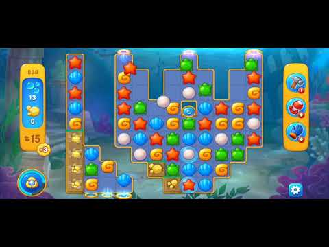 Fishdom Level 839 Gameplay Walk through full video