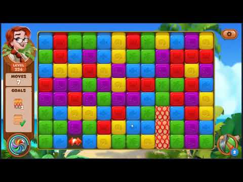 Lost Island Blast Adventure Level 324 - NO BOOSTERS 🏝️ | SKILLGAMING ✔️