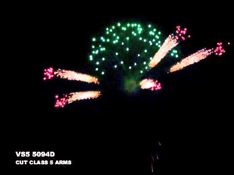 VS5 5094D   Cut Glass 5 Arms