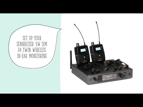 Syncing the Sennheiser Twin G4 in ear (IEM) transmitter and receiver. @TipsToFix