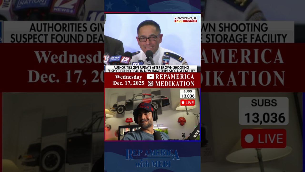 Brown Shooter Found Deaad, Trump on Cannabis - Rep America with Medi - LIVE