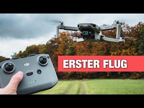 DJI MINI 2 - First Flight + 4K 30 FPS Footage - How good is the drone really? PART 2 German