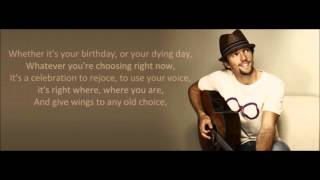 Jason Mraz - Everything Is Sound (La La La) (lyrics)