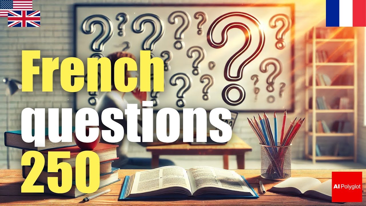 French questions 250 | Passive listening | with hiragana episode artwork