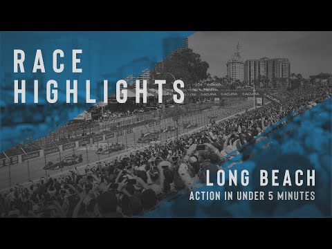 インディーカー第16戦 ロングビーチ 決勝レースのハイライト動画