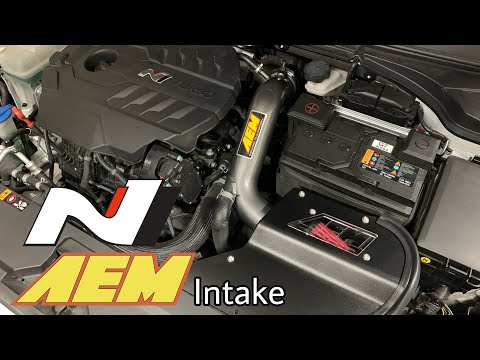 Veloster N AEM Intake (open window sounds only)