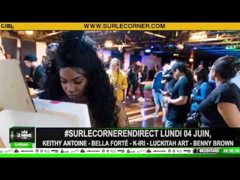 Sur Le Corner En Direct - Entrevue Luckitah Art