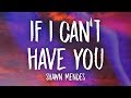 Shawn Mendes - If I Can't Have You (Lyrics)