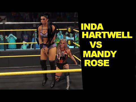 WWE 2K22 Indi Hartwell vs Mandy Rose - Extreme Rules