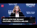 Islamic Culture Not Compatible With European Values Italian Prime Minister Giorgia Meloni