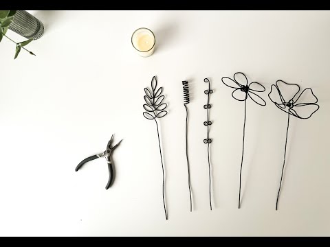 DIY Wire Flowers 🌸 ASMR Relaxation Video