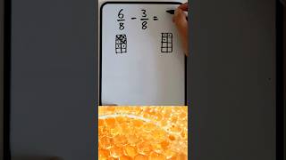 Subtracting fractions made easy for primary aged kids with #adhd #mathsanxiety #dyscalculia