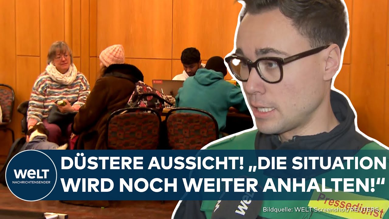 BERLIN: Notunterkünfte versorgen Berliner mit Strom, Essen und Betten! "Das wird so anhalten!"