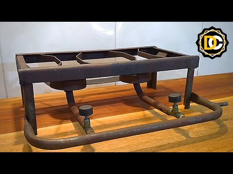 Unknown Antique Rusted Stove - Restoration whit Mirror Polish | Workshop DC