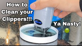 How to DEEP Clean your Clippers! Without taking the clipper apart! Watch until the end to find out!