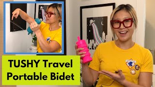 TUSHY Travel portable bidet tutorial How it works when to use it how to use it Mp4 3GP & Mp3