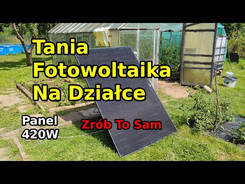 Affordable photovoltaics for your plot. Do it yourself.