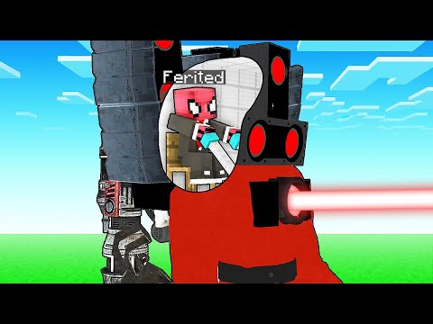 TITAN SPEAKERMAN'in İÇİNE GİRDİM - Minecraft