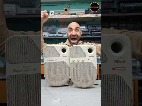 Ho Riparato le mie Casse PC Trust Vintage del 1995! Le avevi anche tu 😉