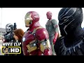 CAPTAIN AMERICA CIVIL WAR 2016 Full Airport Battle Scene HD Marvel Clip