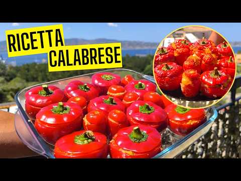 PEPERONI e POMODORINI RIPIENI - Ricetta Calabrese (come li fa la Nonna)