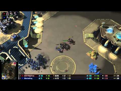 SC2 MarineKing vs True Game 3 HomeStory Cup 10 Korean Qualifier Starcraft 2 Tournament TV