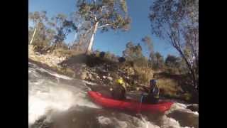 preview picture of video 'White Water Caneoing - Mitta Mitta River'