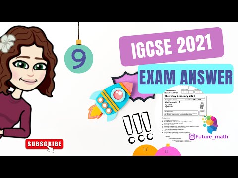 JANUARY 2021 PAPER 1HR | EDEXCEL IGCSE MATHS EXAM | COMPLETE ANSWERS