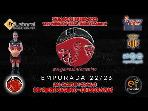 Videohighlights Cadete CBF Puerto DSL Laboral - Cb Escolapias (LIGA 22-23)