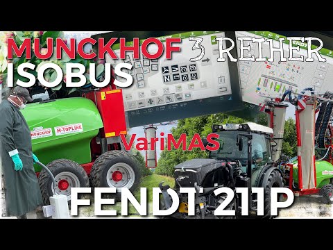Obsthof Raddatz - FENDT 211P I ISOBUS MUNCKHOF 3 REIHER I VariMAS I Pflanzenschutz in der Endstufe!