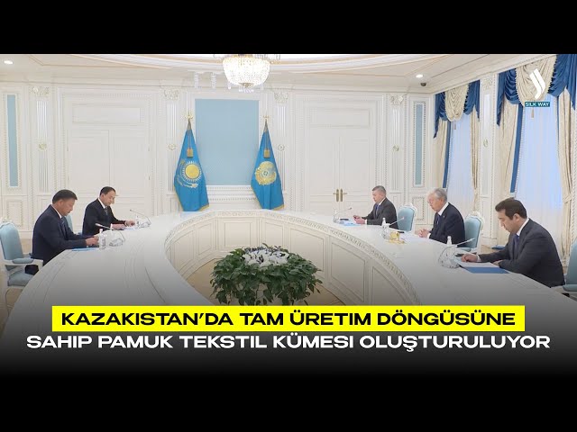 Kazakistan’da tam üretim döngüsüne sahip pamuk tekstil kümesi oluşturuluyor