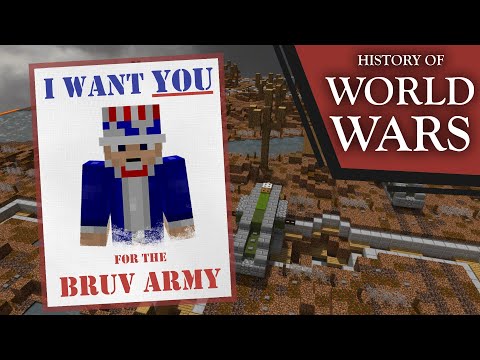 World Wars Portrayed by Minecraft