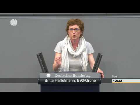 Britta Haßelmann: Änderung des Art. 21 des Grundgesetzes (Parteien) [Bundestag 19.05.2017]