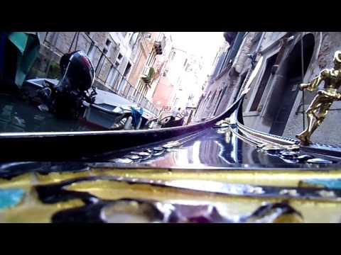 Gondola thru the Canals of Venice, Italy