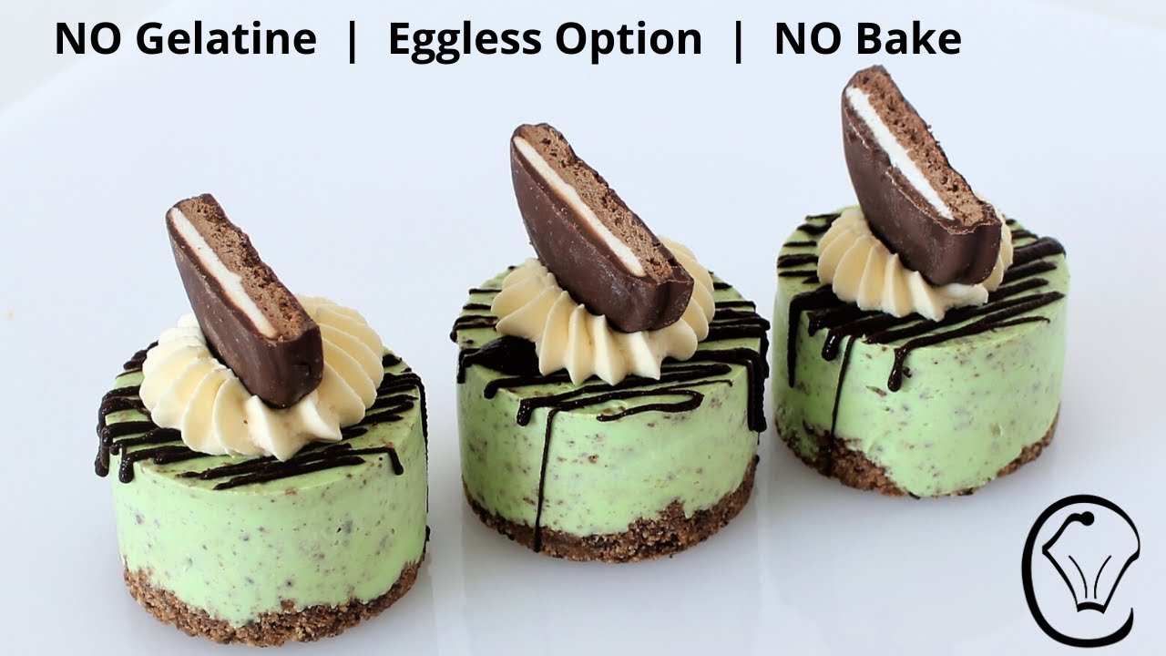 No-Bake Mint Chocolate Chip Mini Cheesecakes by Cupcake Savvy's Kitchen — recipe photo